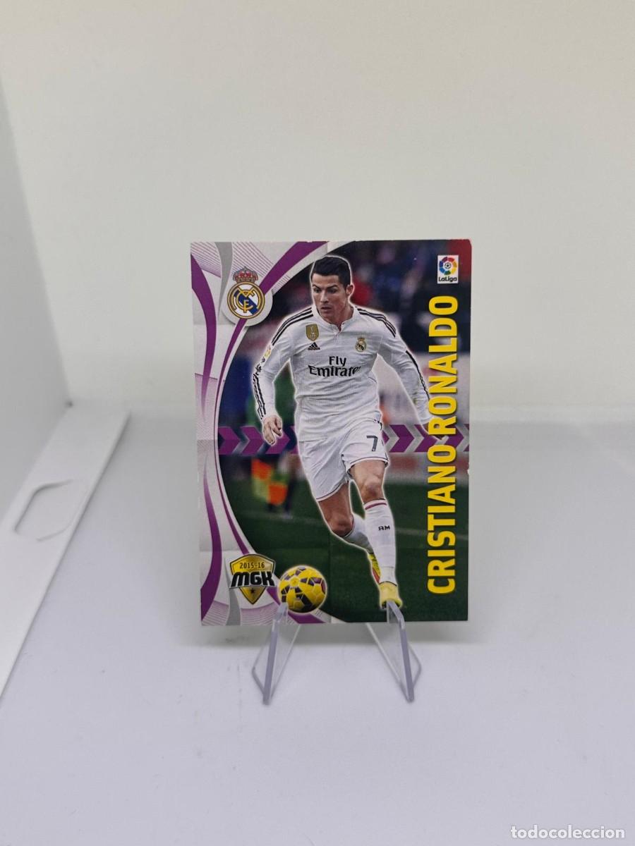 Cromos de f&uacute;tbol: Cristiano Ronaldo #345 Real Madrid Panini Megacracks 2015 16