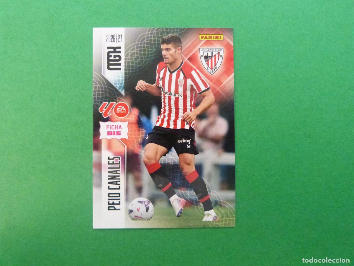 Cromos de f&uacute;tbol: TRADING CARD FUTBOL PEIO CANALES ATH. BILBAO N&ordm; 47 BIS LIGA MEGACRACKS 2026-2027/26-27 PANINI