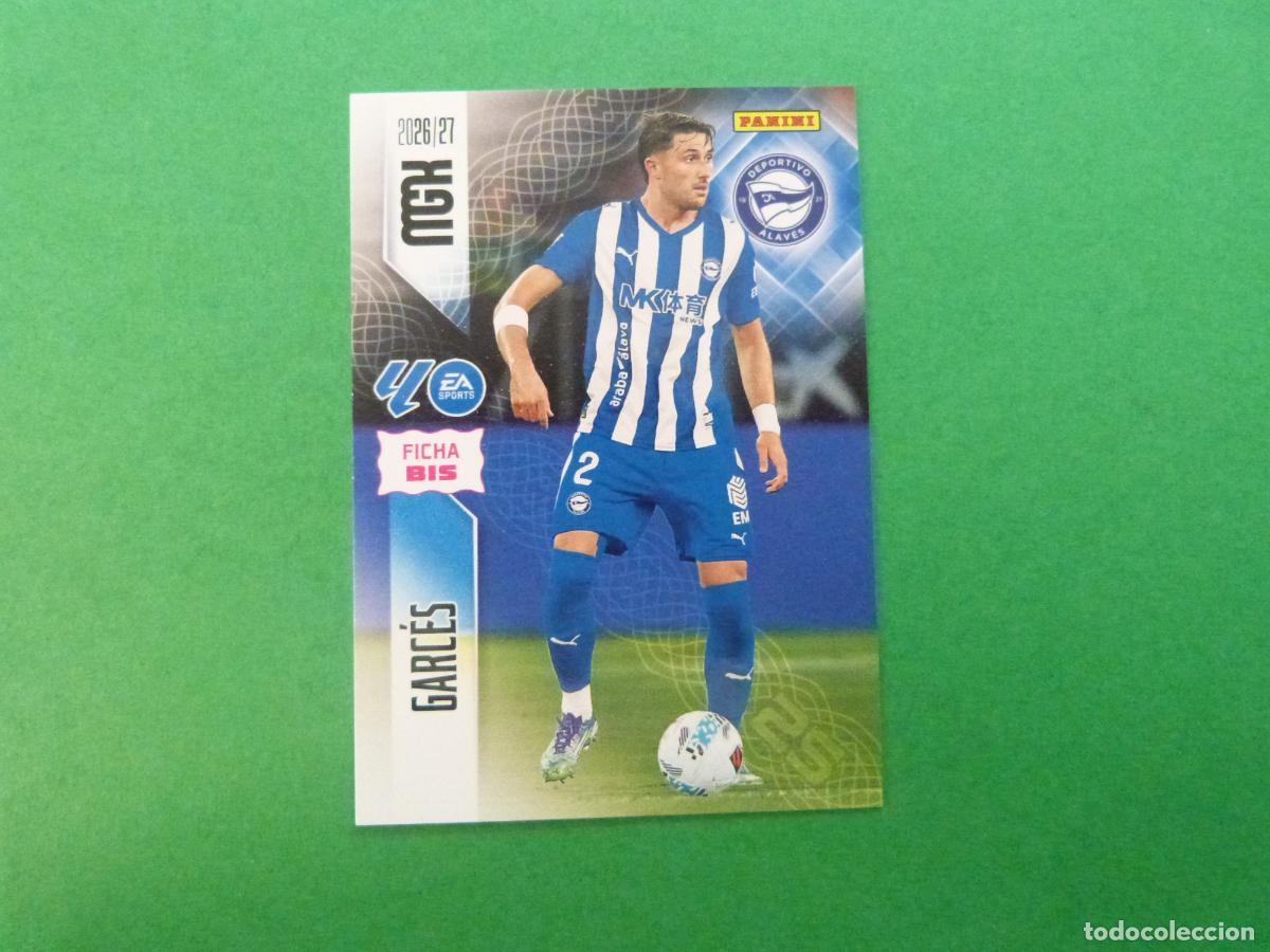 Cromos de f&uacute;tbol: TRADING CARD FUTBOL GARC&Eacute;S DEPORTIVO ALAV&Eacute;S N&ordm; 25 BIS LIGA MEGACRACKS 2026-2027/26-27 PANINI