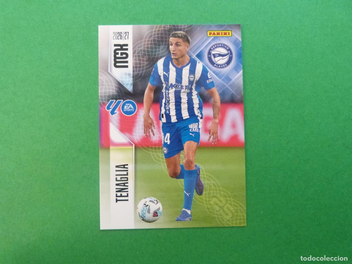 Cromos de f&uacute;tbol: TRADING CARD FUTBOL TENAGLIA DEPORTIVO ALAV&Eacute;S N&ordm; 23 LIGA MEGACRACKS 2026-2027/26-27 PANINI