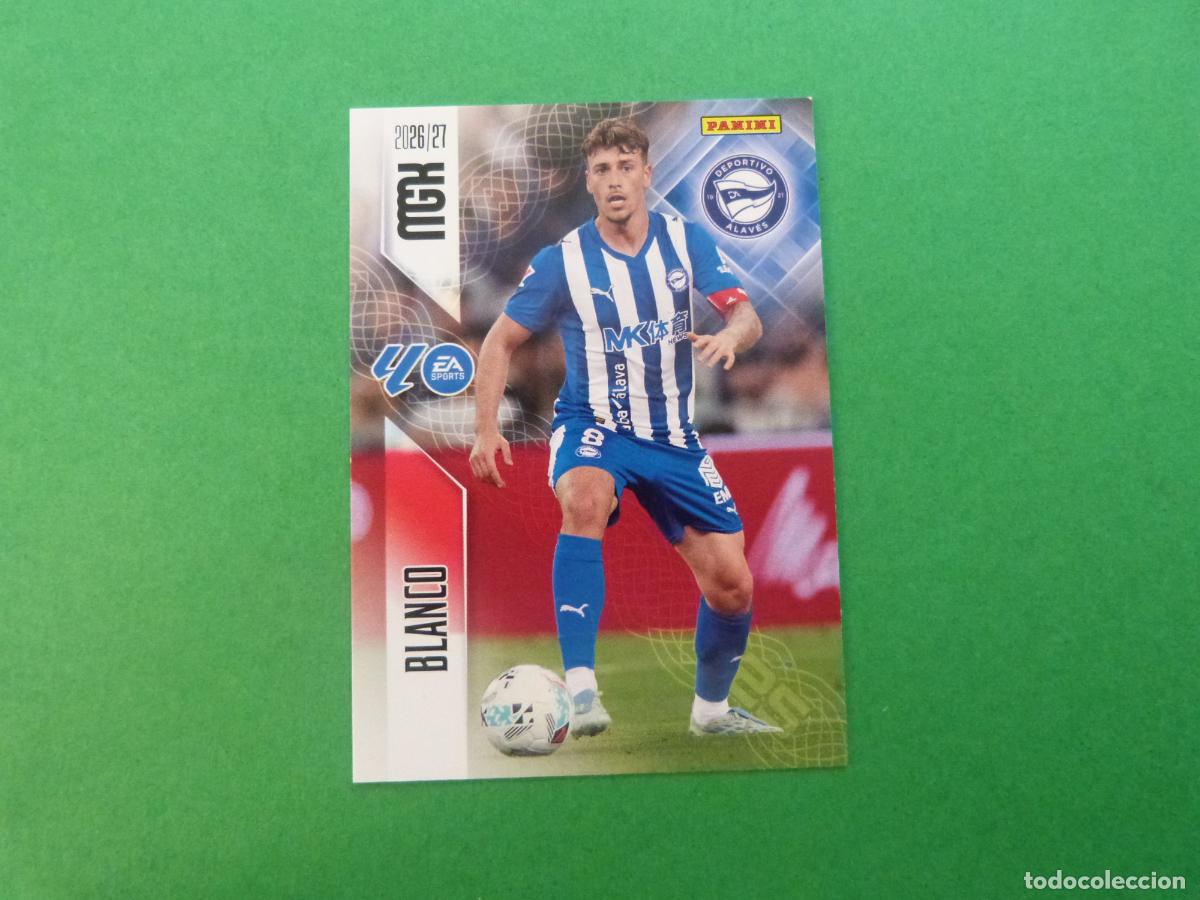 Cromos de f&uacute;tbol: TRADING CARD FUTBOL BLANCO DEPORTIVO ALAV&Eacute;S N&ordm; 28 LIGA MEGACRACKS 2026-2027/26-27 PANINI