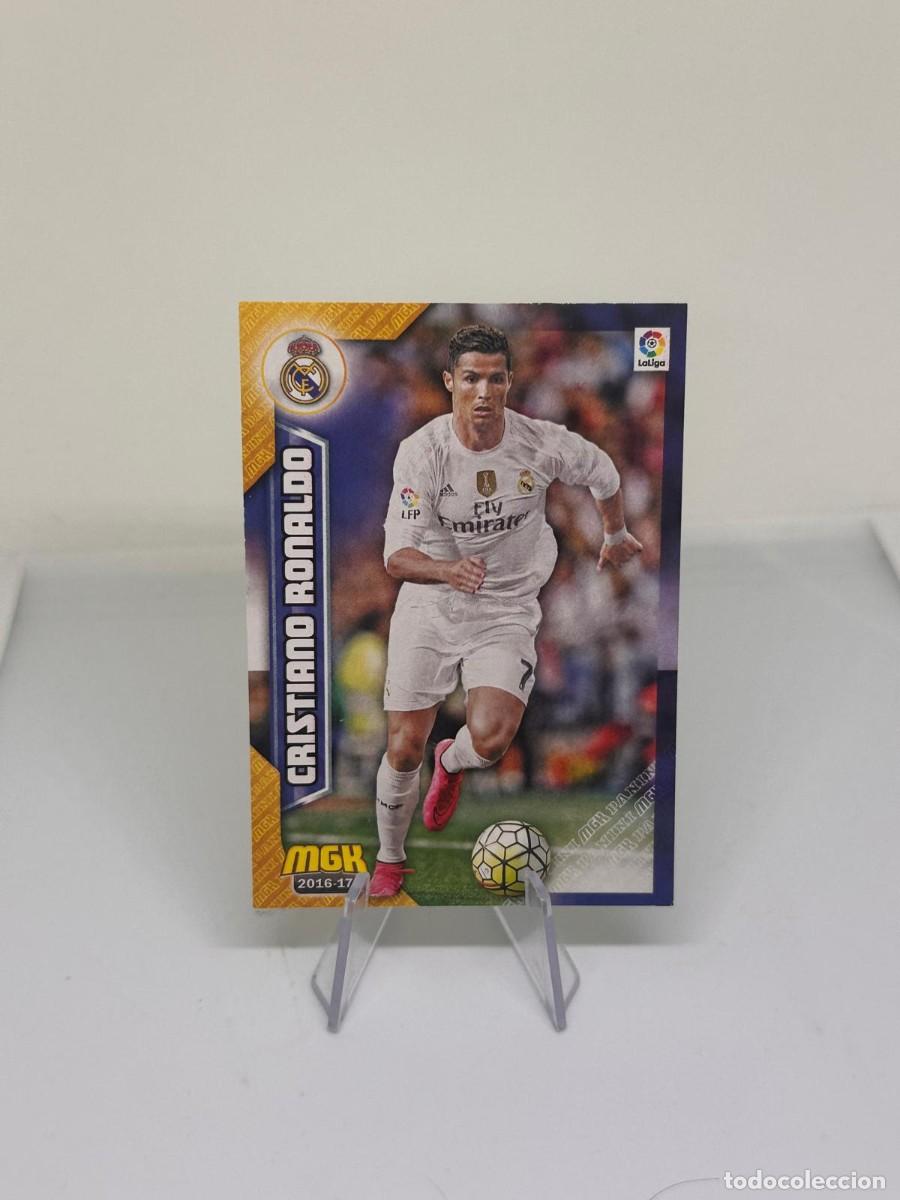 Cromos de f&uacute;tbol: Cristiano Ronaldo #344 Real Madrid Panini Megacracks 2016 17