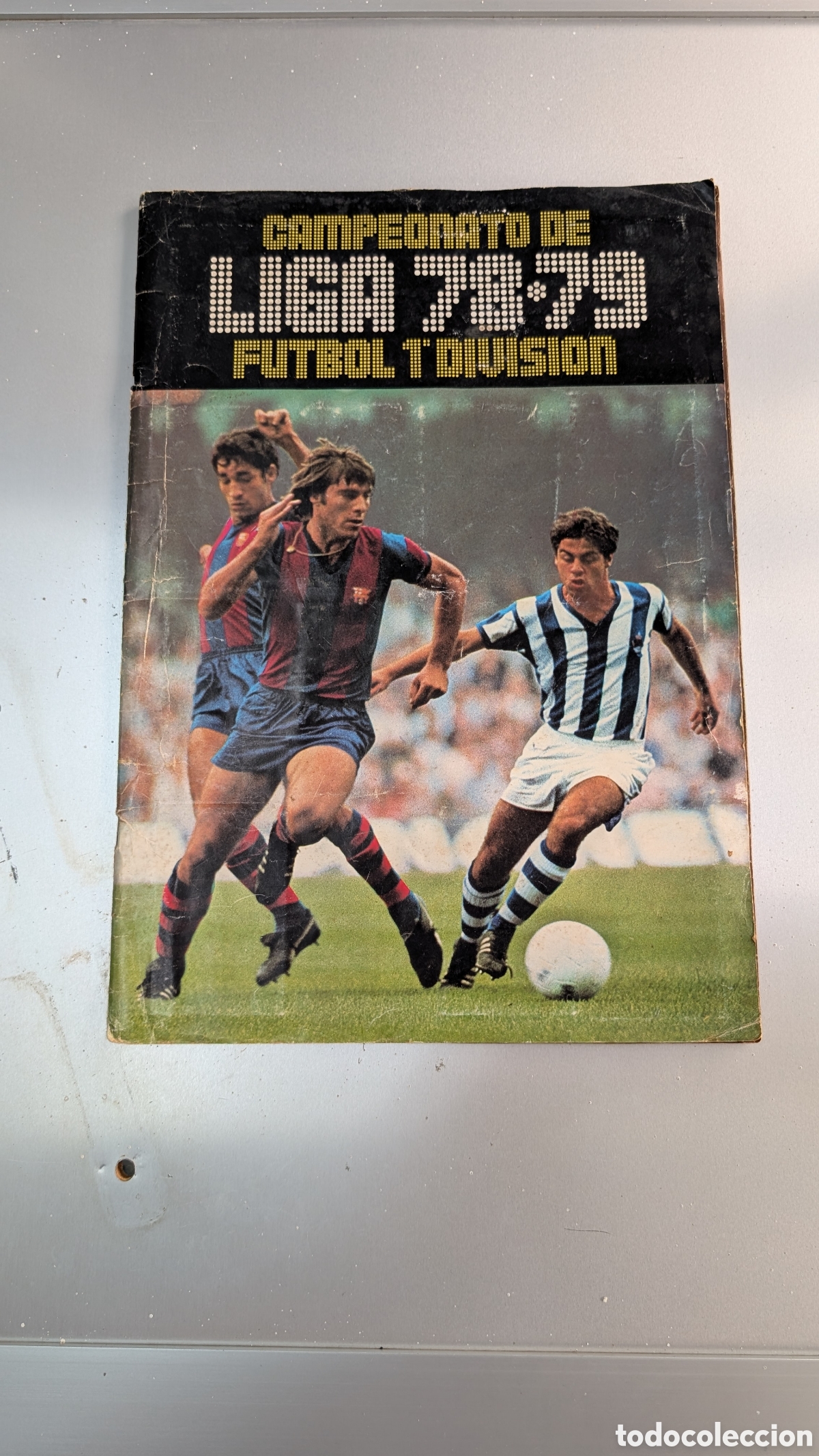 Fu&szlig;ball-Sticker: ALBUM VACIO LIGA ESTE 1978/79 78 79 VACIO SE LE HAN DESPEGADO LOS CROMOS BUEN ESTADO GENERAL
