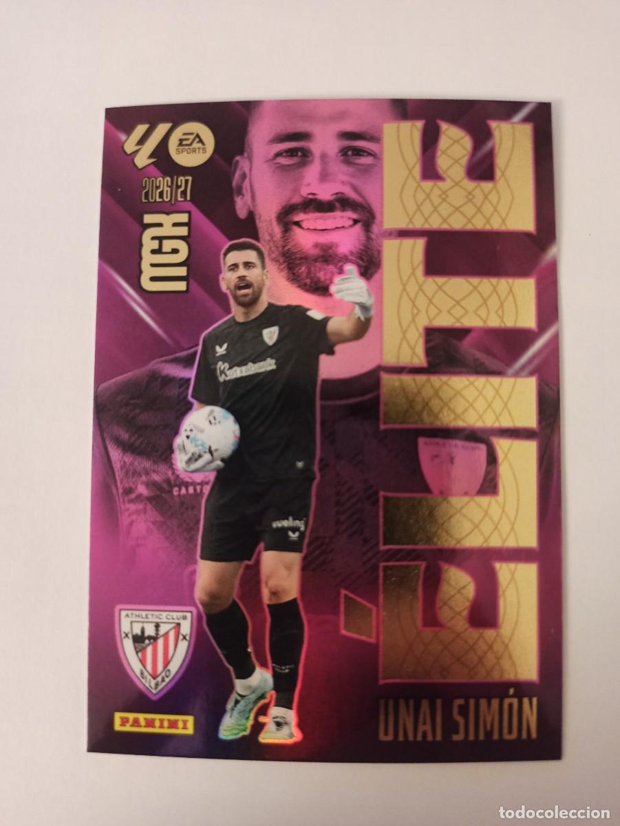Figurine di Calcio: Unai Simon 17 - Ath. Bilbao - ELITE - MEGACRACKS 2026 2027 - 26 27 - MGK - PANINI