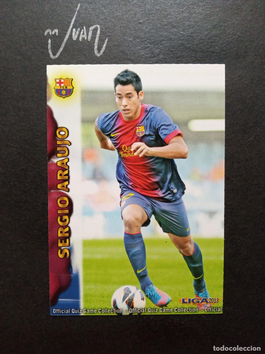 Cromos de f&uacute;tbol: N&ordm; 906 SERGIO ARAUJO BARCELONA B ⚽ MUNDICROMO &reg; PLATINUM FICHA LIGA QUIZ GAME 2012 2013 12 13