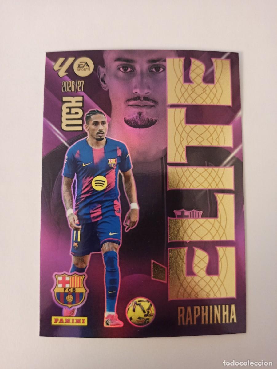 Football Stickers: Raphinha 16 - Barcelona - ELITE - MEGACRACKS 2026 2027 - 26 27 - MGK - PANINI