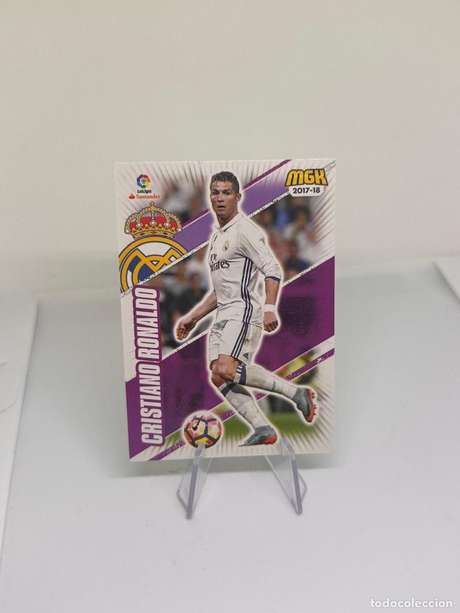 Cromos de f&uacute;tbol: Cristiano Ronaldo #396 Real Madrid Panini Megacracks 2017 18