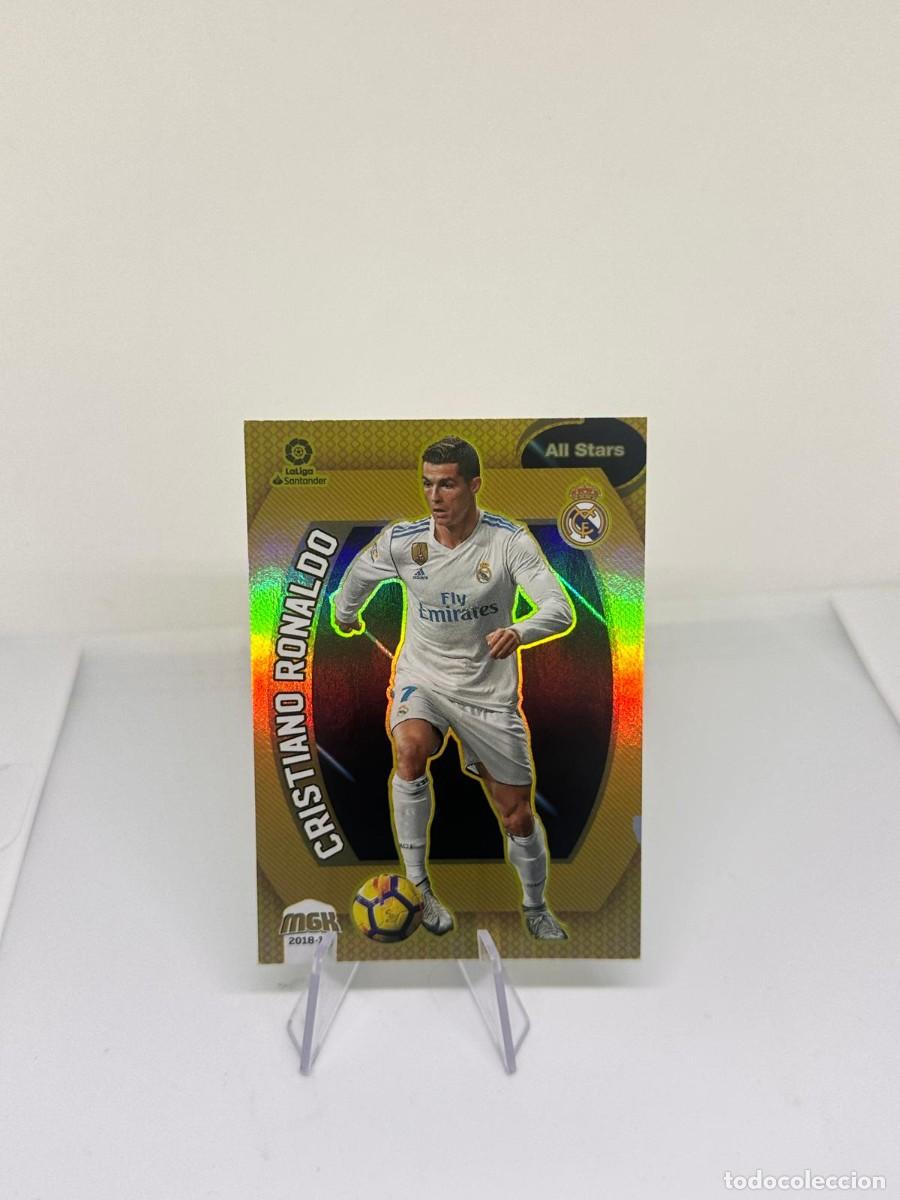 Cromos de f&uacute;tbol: Cristiano Ronaldo #376 Real Madrid Panini Megacracks 2018 19