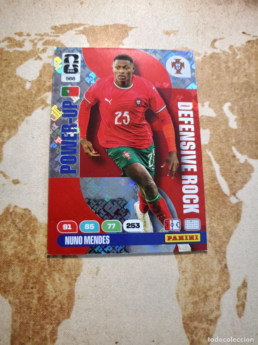 Cromos de f&uacute;tbol: Defensive Rock 566 NUNO MENDES Adrenalyn WORLD Cup 2026