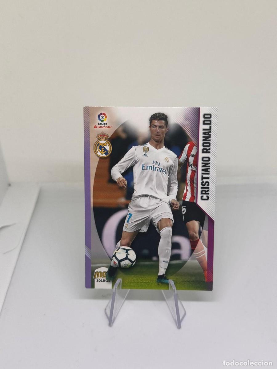 Cromos de f&uacute;tbol: Cristiano Ronaldo #372 Real Madrid Panini Megacracks 2018 19
