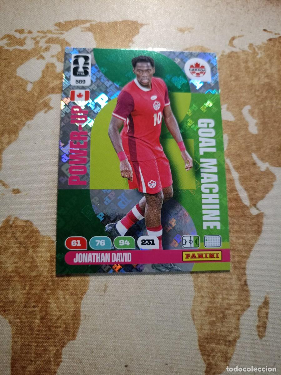 Cromos de f&uacute;tbol: Goal Machine 589 JONATHAN DAVID Adrenalyn WORLD Cup 2026