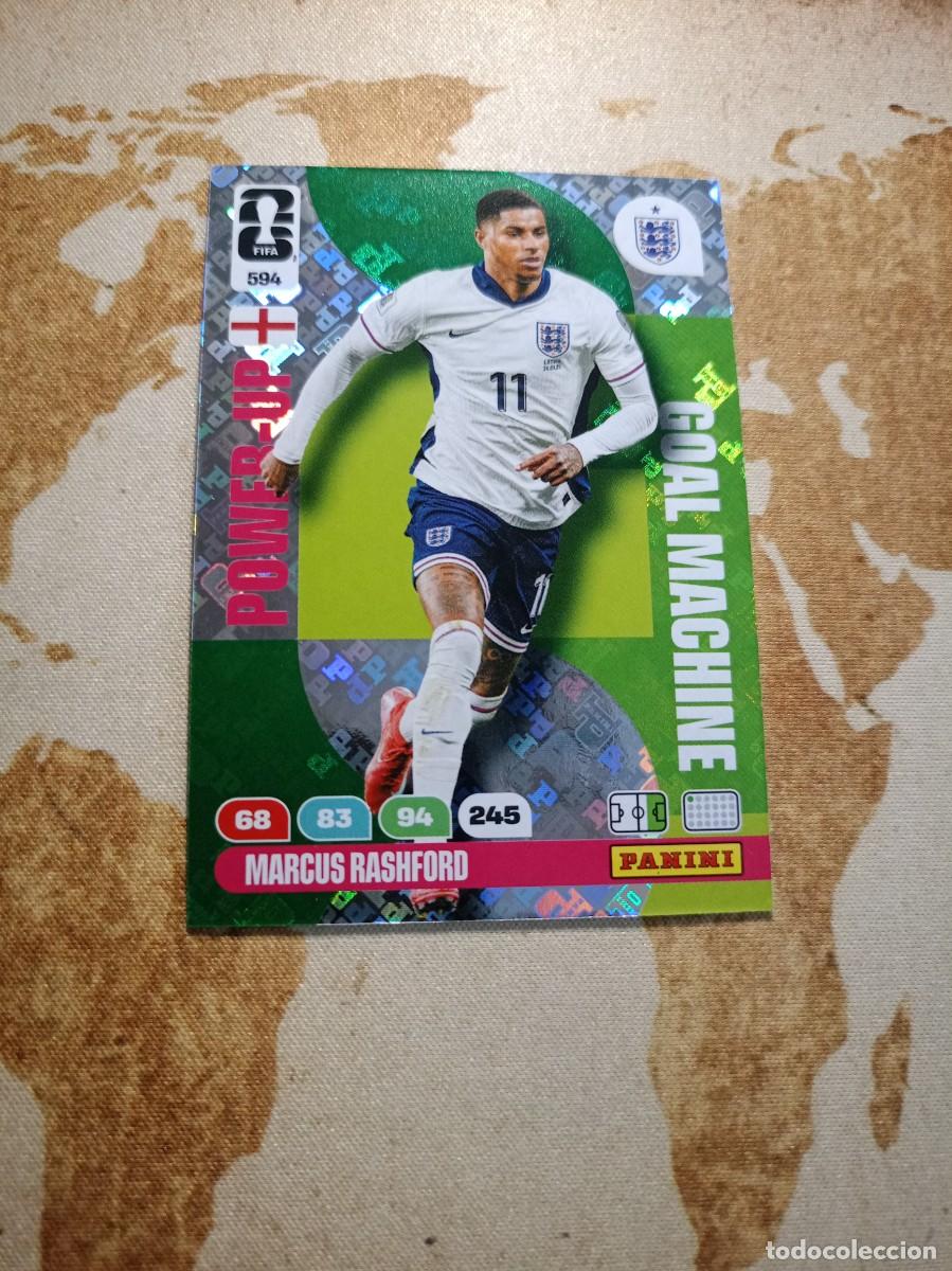 Cromos de f&uacute;tbol: Goal Machine 594 MARCUS RASHFORD Adrenalyn WORLD Cup 2026