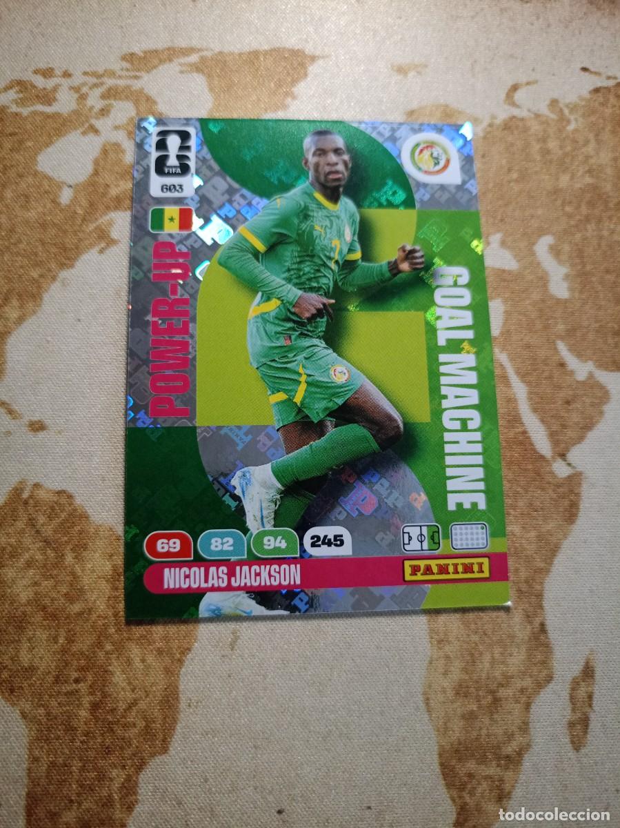 Cromos de f&uacute;tbol: Goal Machine 603 NICOLAS JACKSON Adrenalyn WORLD Cup 2026