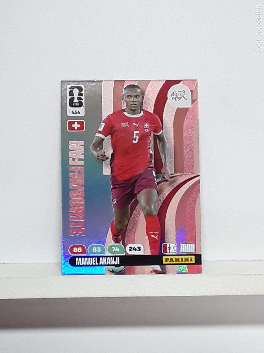 Cromos de f&uacute;tbol: ADRENALYN MUNDIAL 2026 WORLD CUP 26 ALBUM PANINI N 454 SUIZA MANUEL AKANJI