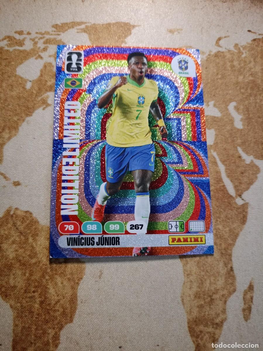Cromos de f&uacute;tbol: Limited Edition VIN&Iacute;CIUS J&Uacute;NIOR Adrenalyn WORLD Cup 2026