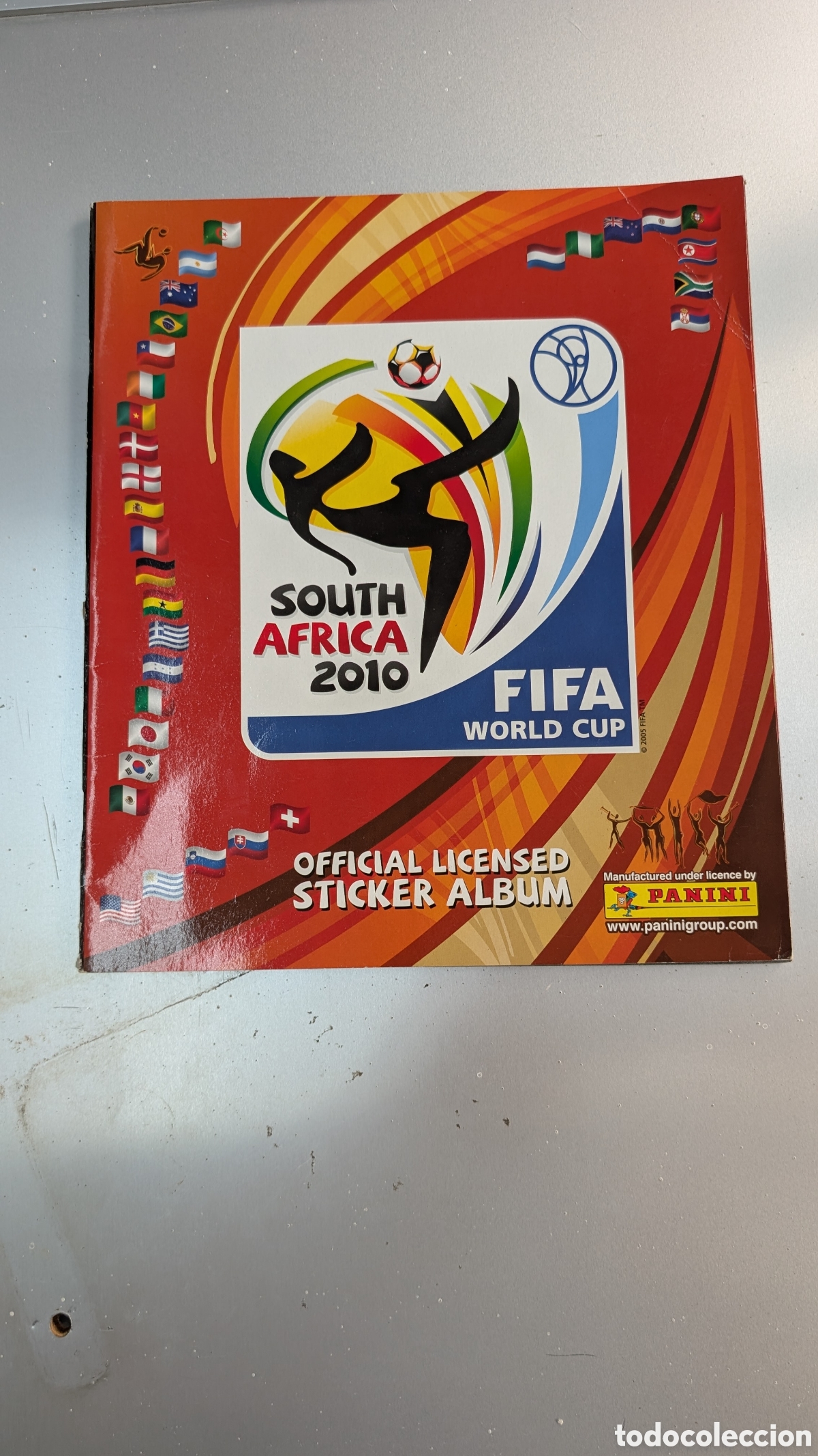 Cromos de f&uacute;tbol: ALBUM VACIO PLANCHA SUD&Aacute;FRICA 2010 10 NUNCA TUVO CROMOS PEGADOS