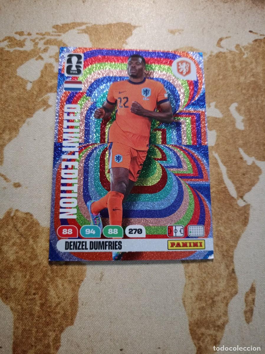 Cromos de f&uacute;tbol: Limited Edition DENZEL DUMFRIES Adrenalyn WORLD Cup 2026