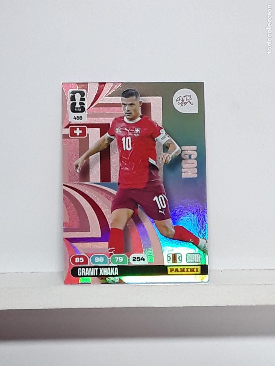 Cromos de f&uacute;tbol: ADRENALYN MUNDIAL 2026 WORLD CUP 26 ALBUM PANINI N 456 SUIZA GRANIT XHAKA