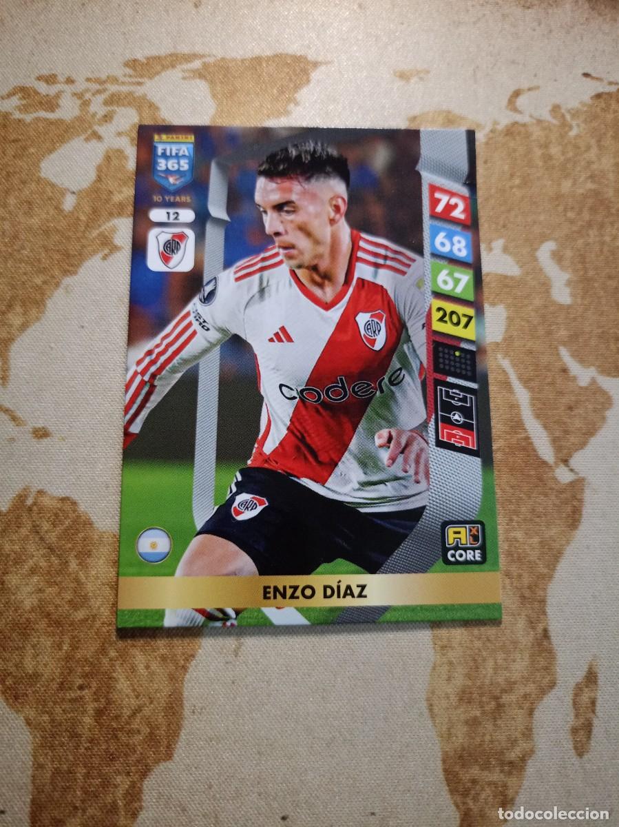 Cromos de f&uacute;tbol: River Plate 12 ENZO D&Iacute;AZ Adrenalyn FIFA 365 2025