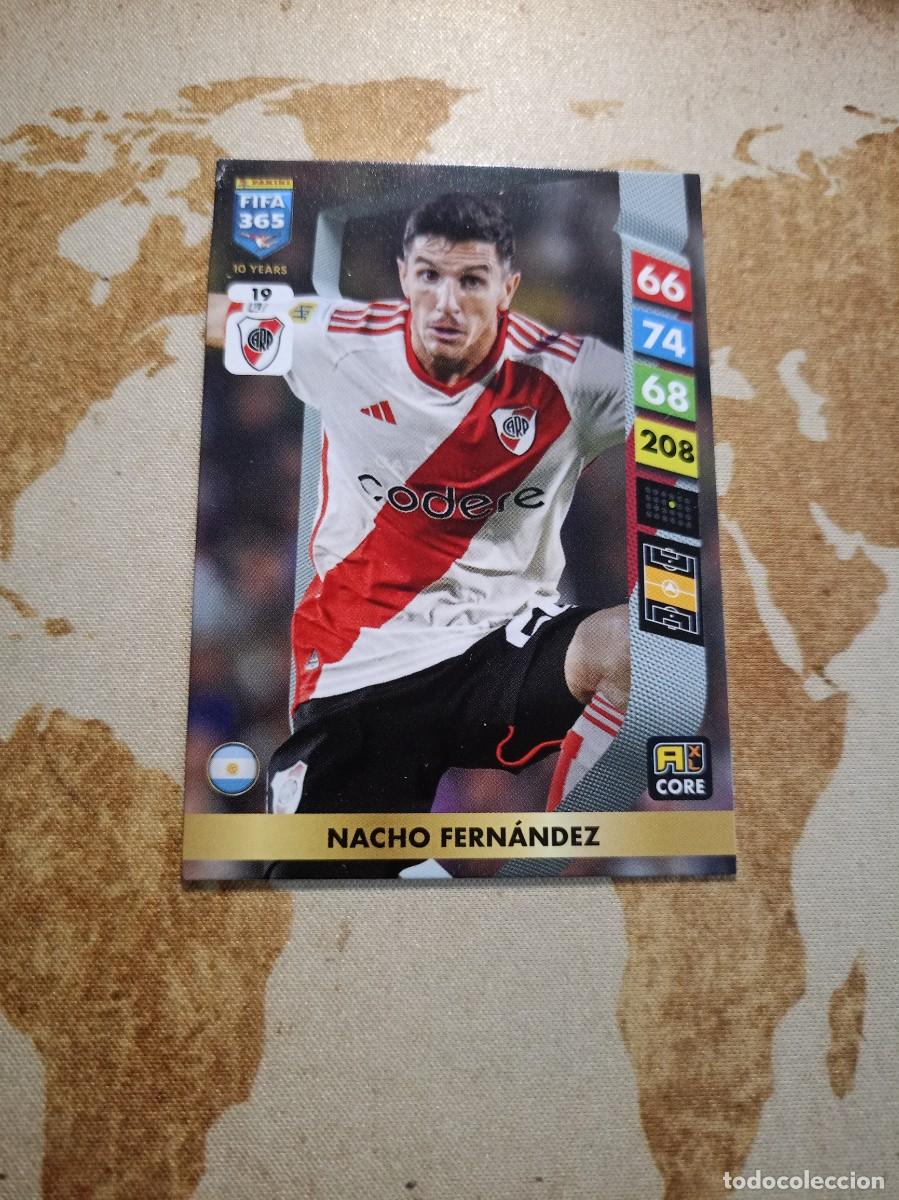 Cromos de f&uacute;tbol: River Plate 19 NACHO FERN&Aacute;NDEZ Adrenalyn FIFA 365 2025