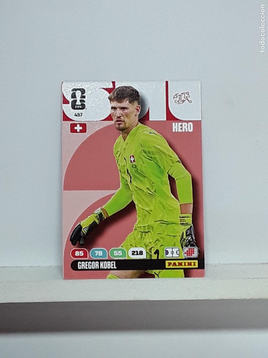 Cromos de f&uacute;tbol: ADRENALYN MUNDIAL 2026 WORLD CUP 26 ALBUM PANINI N 457 SUIZA GREGOR KOBEL