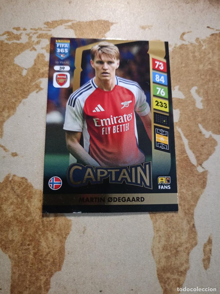 Cromos de f&uacute;tbol: Arsenal 39 MARTIN ODEGAARD Adrenalyn FIFA 365 2025