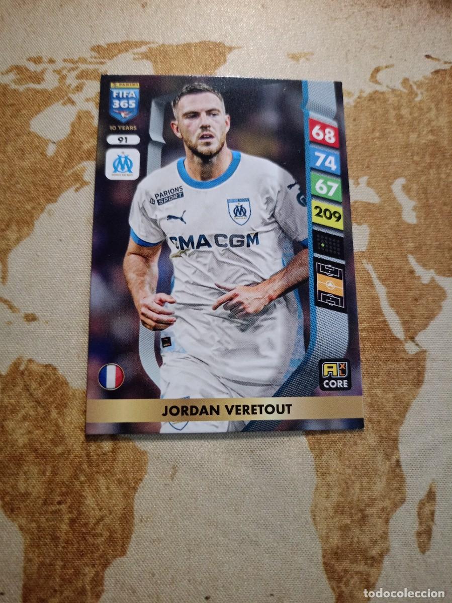 Cartes &agrave; collectionner de Football: # Ol&iacute;mpique de Marsella 91 JORDAN VERETOUT Adrenalyn FIFA 365 2025