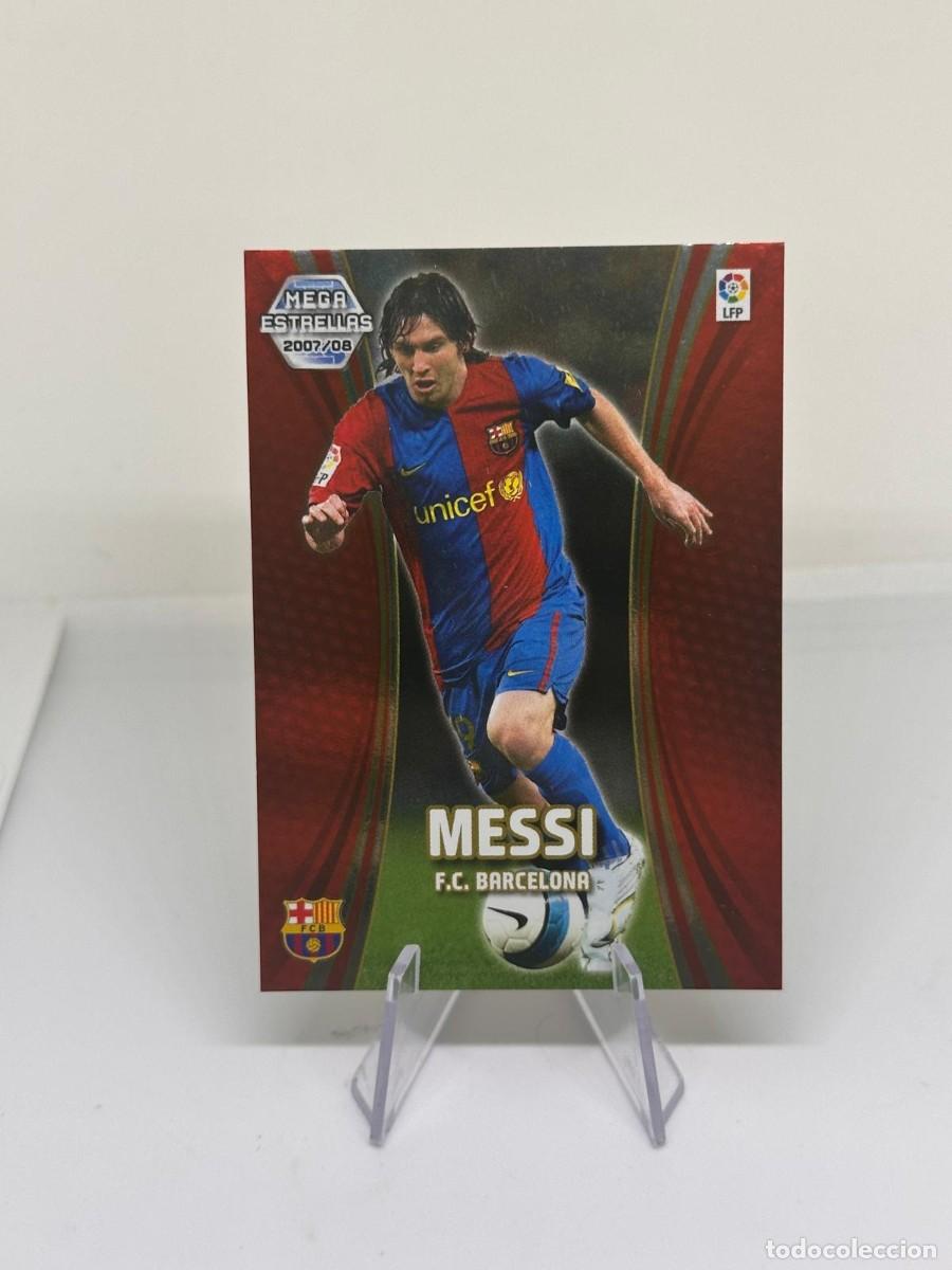 Figurine di Calcio: Lionel Messi #387 FC Barcelona Panini Megacracks Megaestrellas 2007 08 3