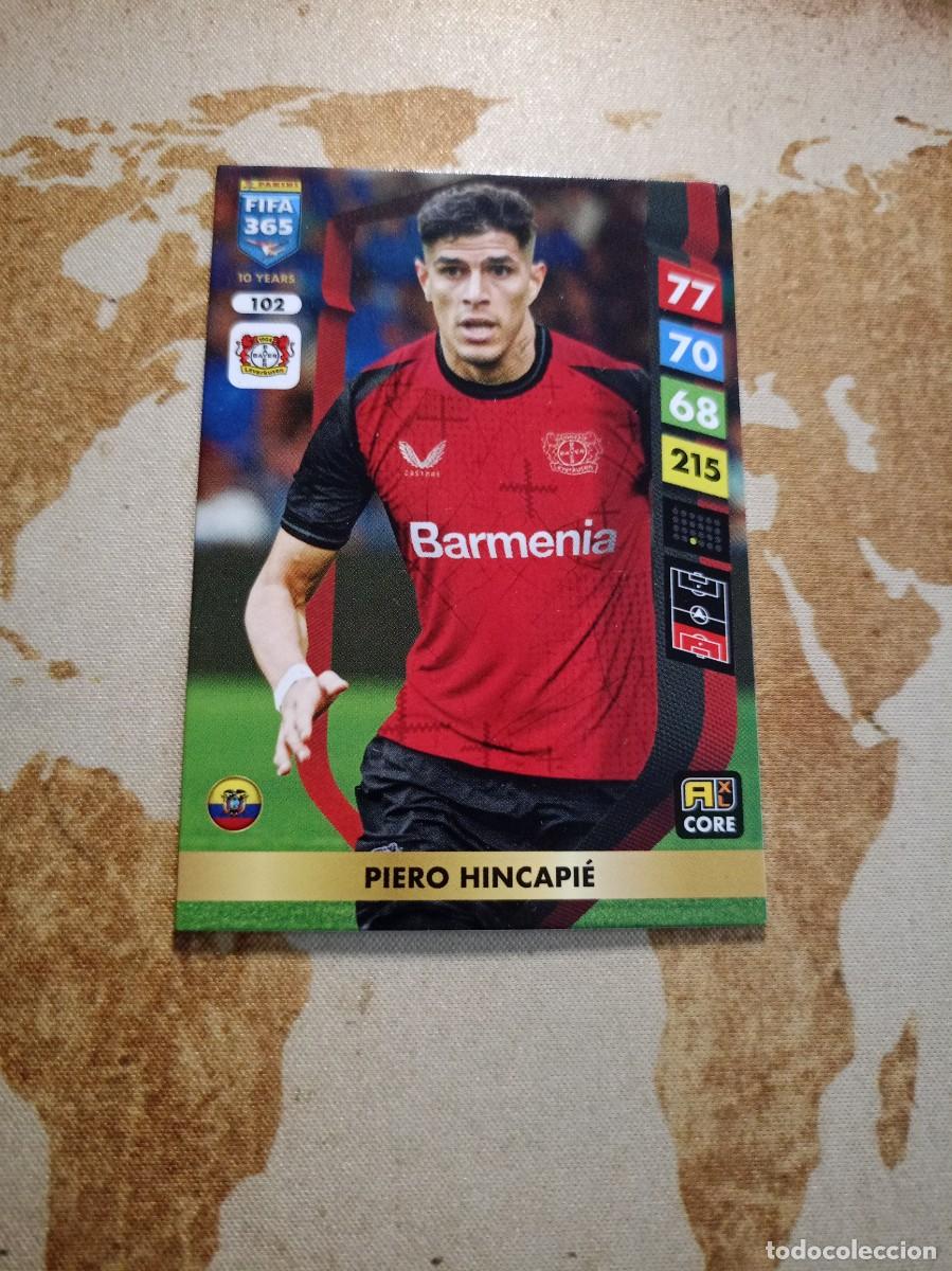 Figurine di Calcio: # Bayer leverkusen 102 PIERO HINCAPI&Eacute; Adrenalyn FIFA 365 2025