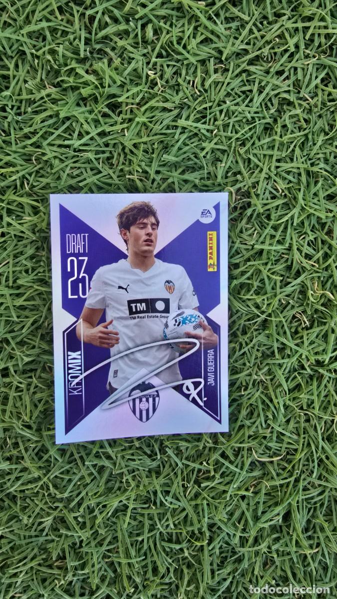 Figurine di Calcio: JAVI GUERRA DRAFT KROMIX 12 VALENCIA LIGA ESTE 2026 2027 26 27 PANINI