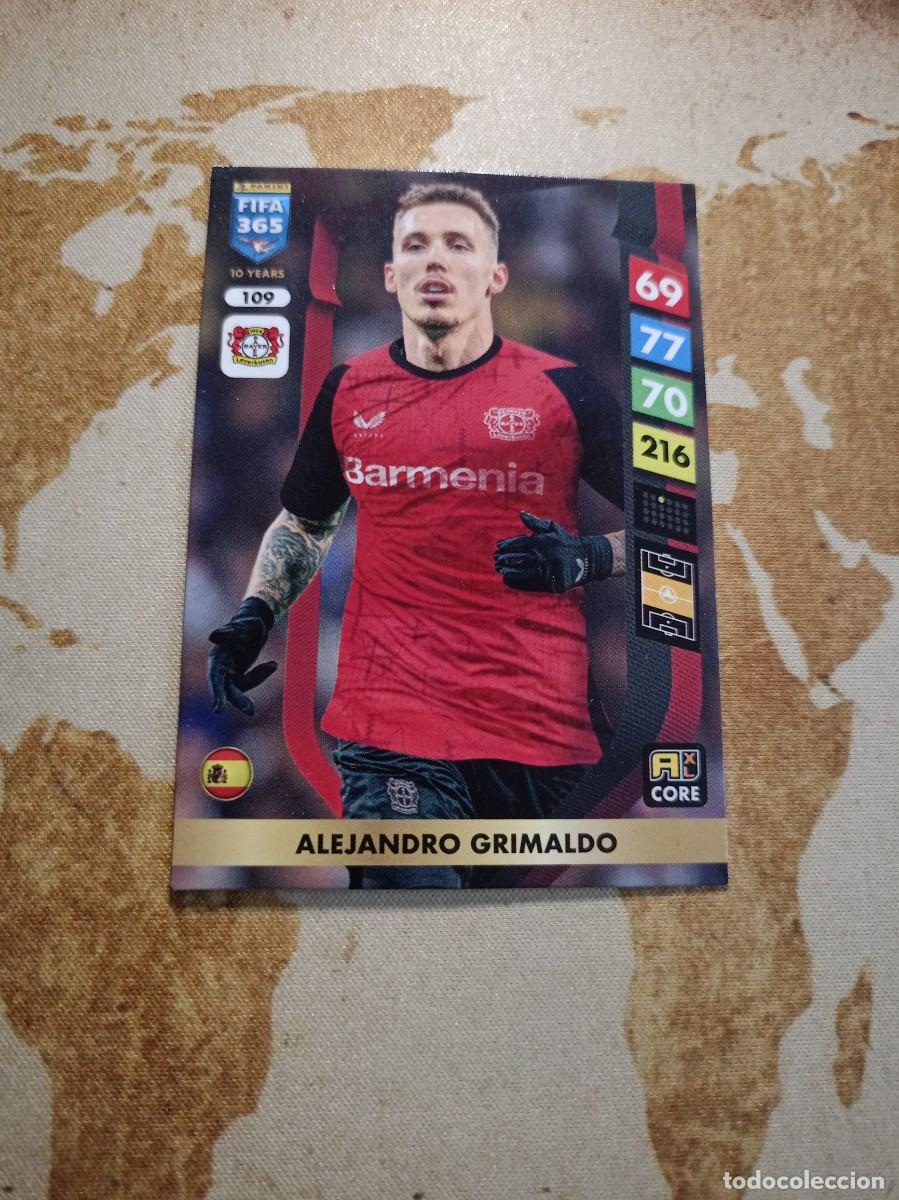 Figurine di Calcio: # Bayer leverkusen 109 ALEJANDRO GRIMALDO Adrenalyn FIFA 365 2025