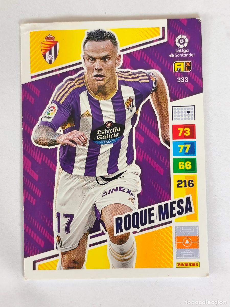 Cromos de f&uacute;tbol: CROMO ADRENALYN LIGA SANTANDER 2022 2023 - No 333 ROQUE MESA - REAL VALLADOLID