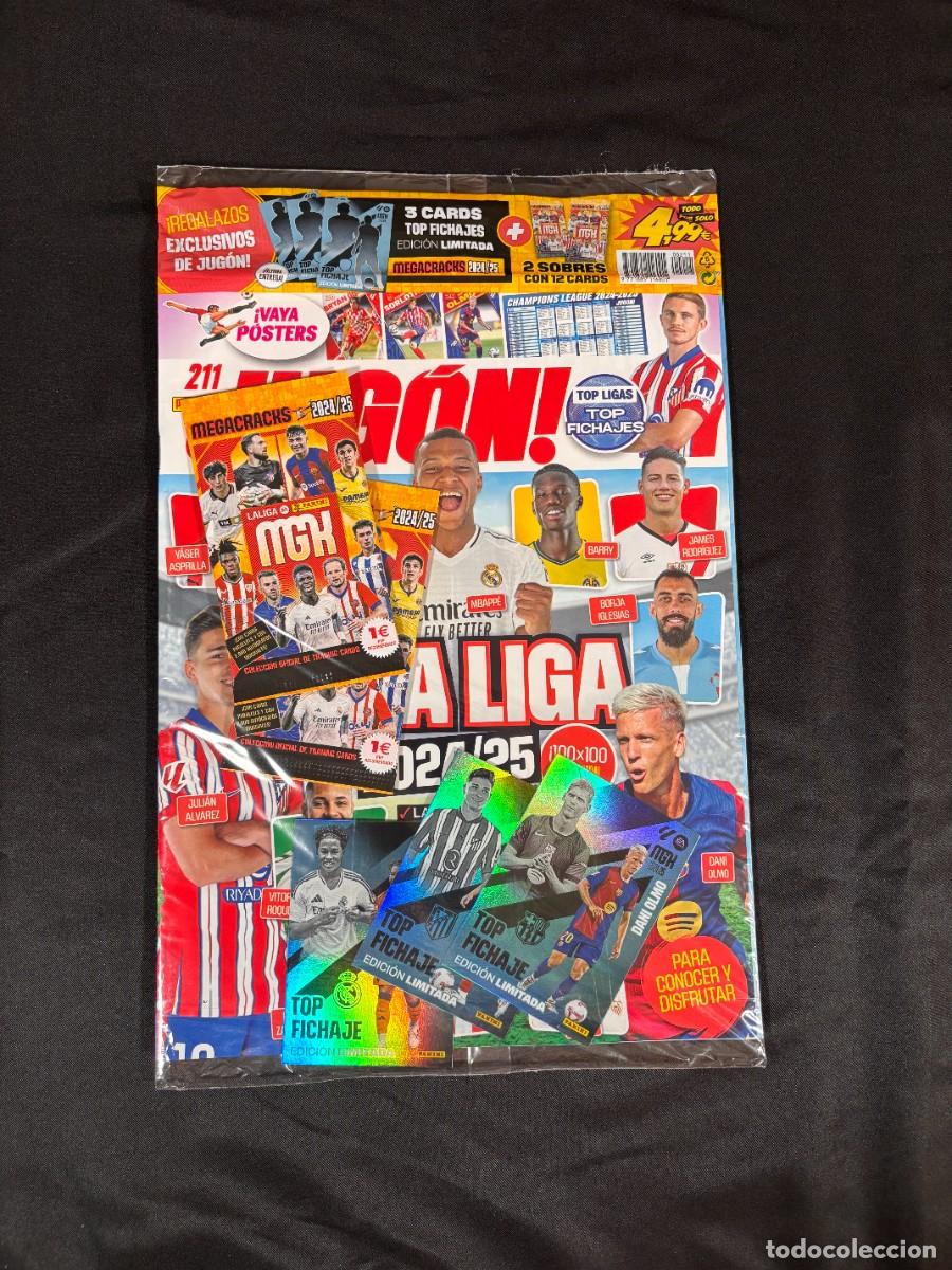 Cromos de f&uacute;tbol: Jug&oacute;n n&ordm; 211 Precintada &ndash; MGK 2024/25 &ndash; Endrick, Juli&aacute;n &Aacute;lvarez y Dani Olmo