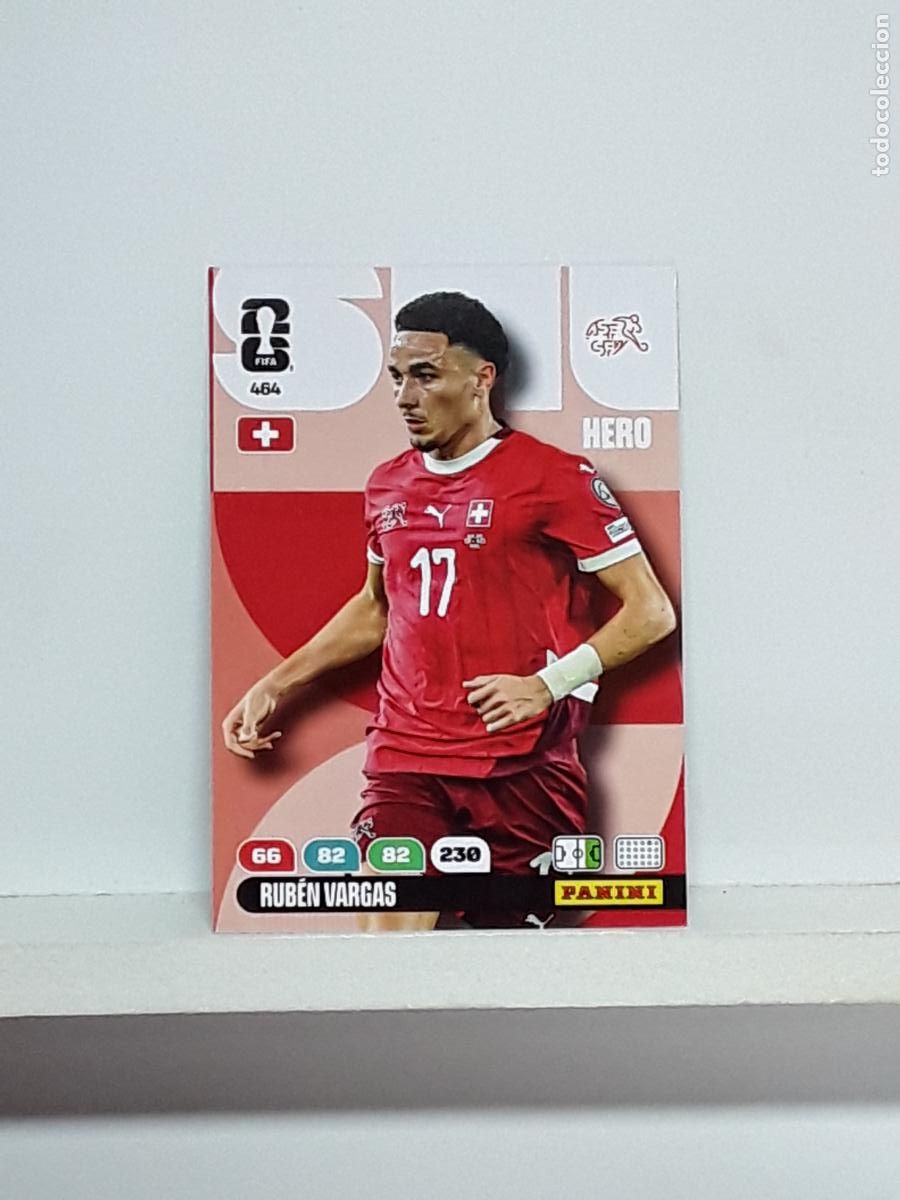 Figurine di Calcio: ADRENALYN MUNDIAL 2026 WORLD CUP 26 ALBUM PANINI N 464 SUIZA RUBEN VARGAS