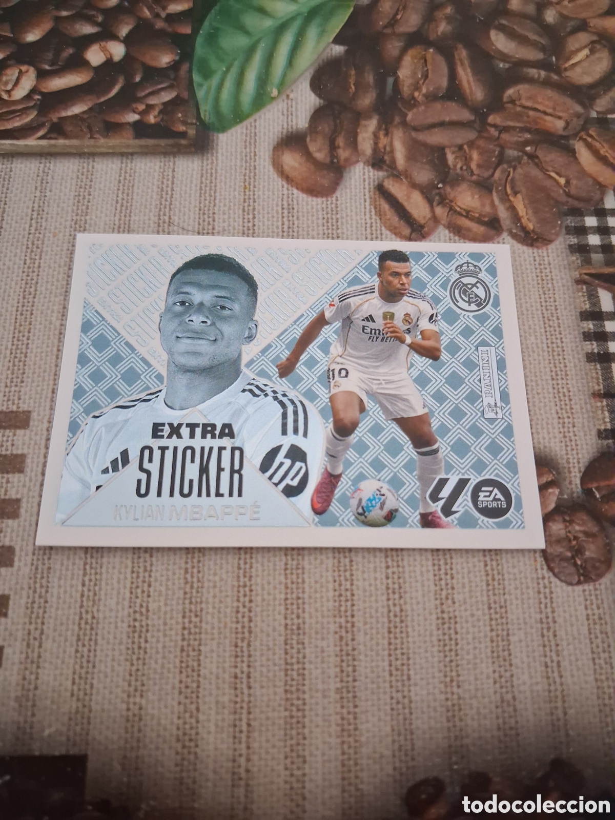 Figurine di Calcio: Liga este 26 27 mbappe extra sticker plata nuevo