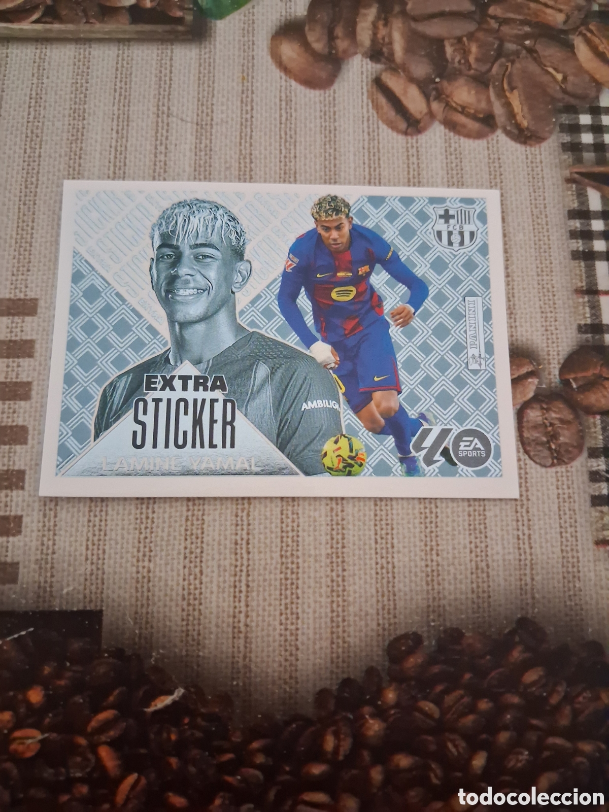 Cromos de f&uacute;tbol: Liga este 26 27 lamine yamal extra sticker plata nuevo
