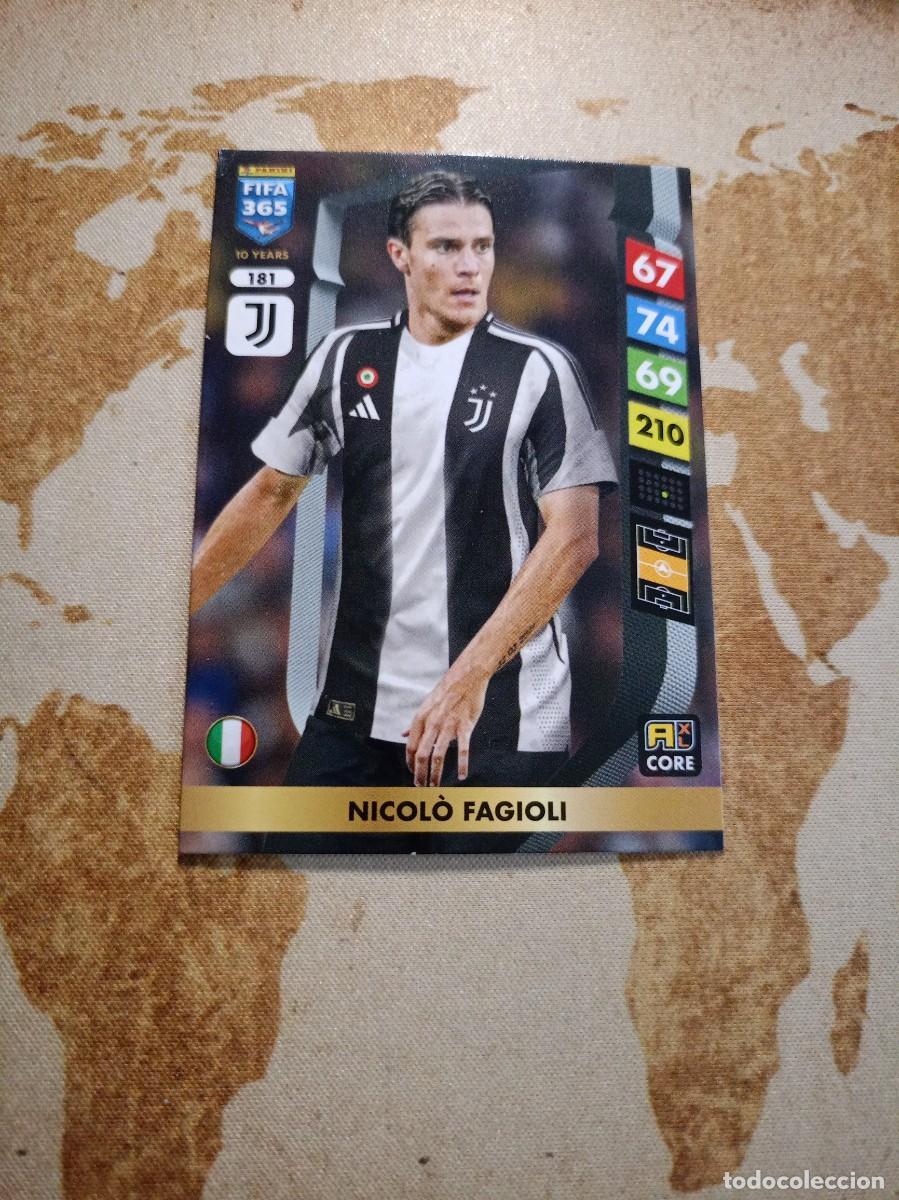 Cromos de f&uacute;tbol: Juventus 181 NICOL&Oacute; FAGIOLI Adrenalyn FIFA 365 2025