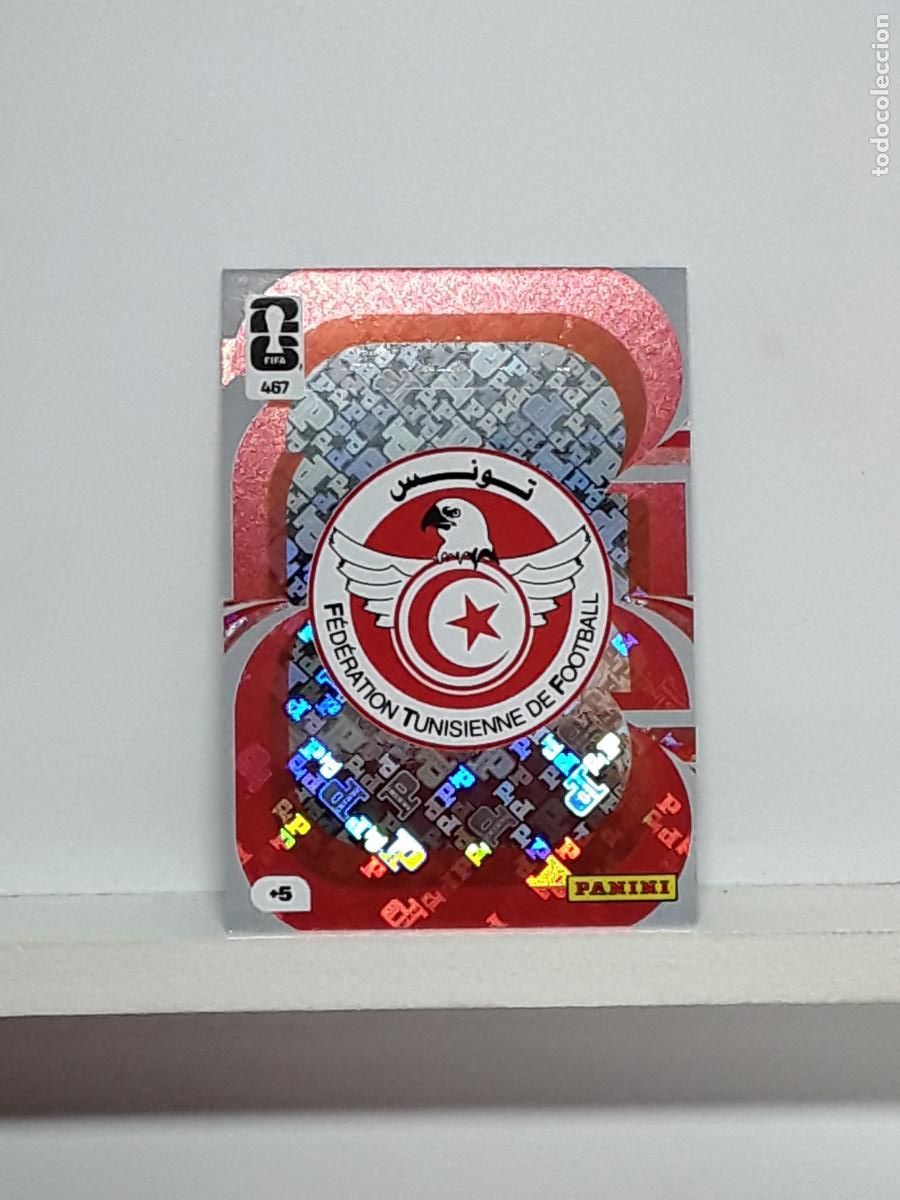 Cromos de f&uacute;tbol: ADRENALYN MUNDIAL 2026 WORLD CUP 26 ALBUM PANINI N 467 TUNEZ ESCUDO LOGO