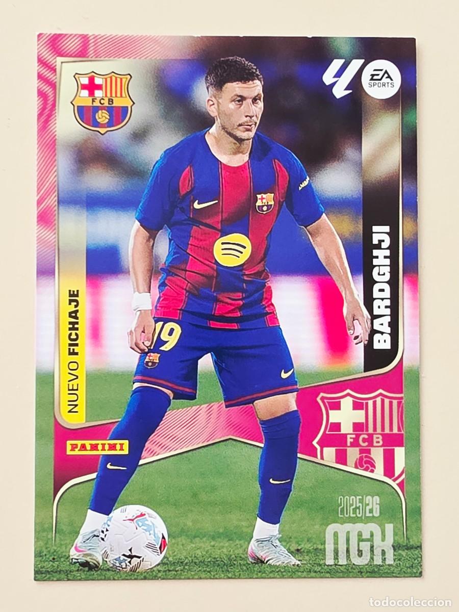 Cromos de f&uacute;tbol: 456 Roony Bardghji, FC Barcelona, Rookie, Nuevo Fichaje, Panini Megacracks MGK 2025 2025 25 26