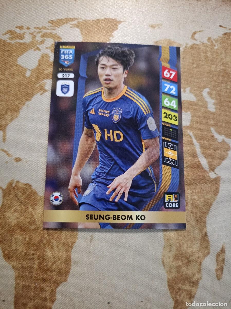Cromos de f&uacute;tbol: Ulsan HD FC 217 SEUNG-BEOM KO Adrenalyn FIFA 365 2025