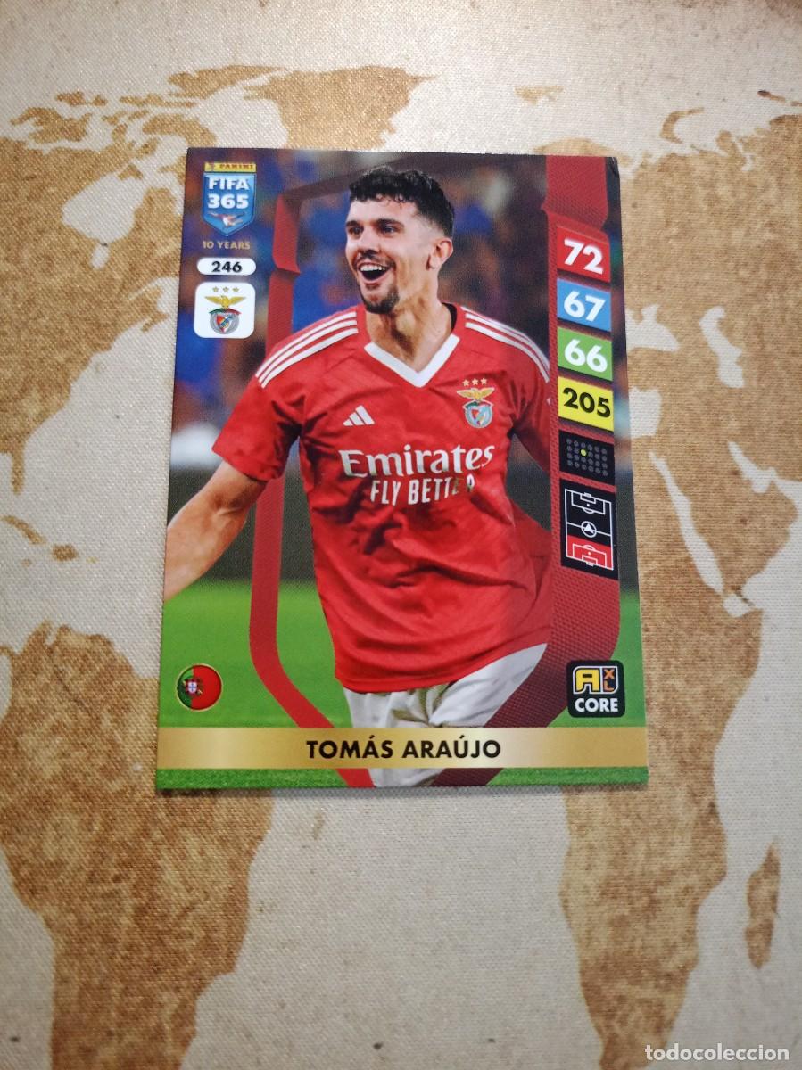 Cromos de f&uacute;tbol: Benfica 246 TOM&Aacute;S ARA&Uacute;JO Adrenalyn FIFA 365 2025