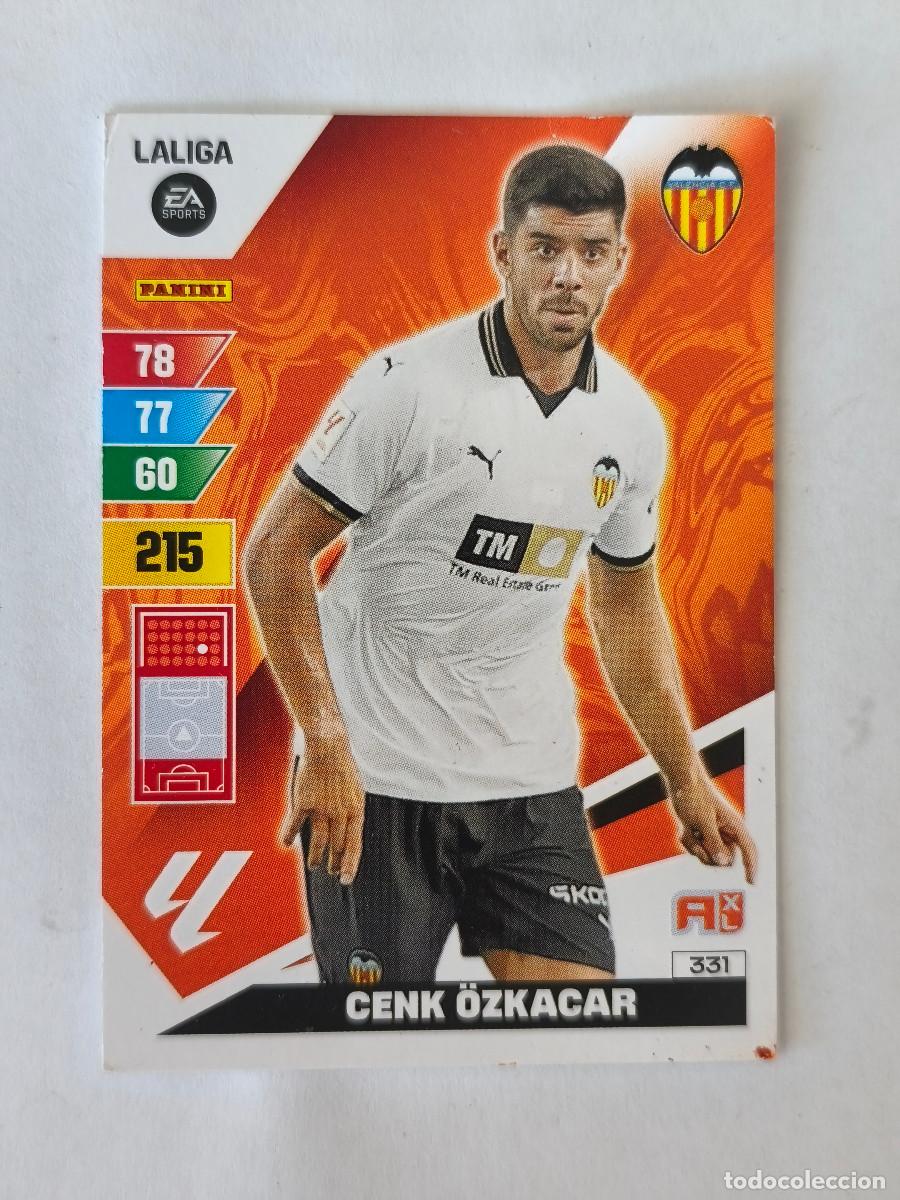 Cromos de f&uacute;tbol: CROMO ADRENALYN LIGA SANTANDER 2023 2024 - No 331 CENK &Ouml;ZKACAR - VALENCIA