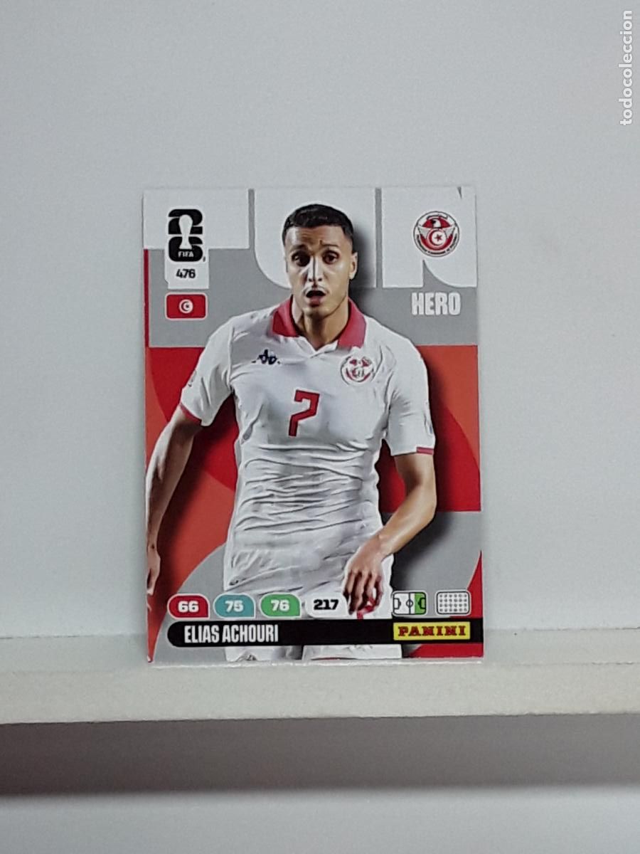 Cromos de f&uacute;tbol: ADRENALYN MUNDIAL 2026 WORLD CUP 26 ALBUM PANINI N 476 TUNEZ ELIAS ACHOURI