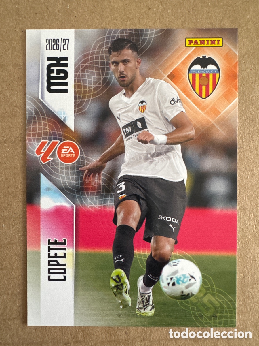 Cromos de f&uacute;tbol: # 349 Copete Valencia Megacracks 26 27 2026 2027