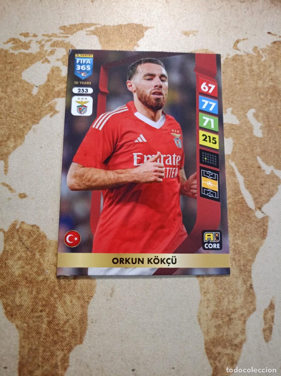 Cromos de f&uacute;tbol: Benfica 253 ORKUN KOKC&Uuml; Adrenalyn FIFA 365 2025