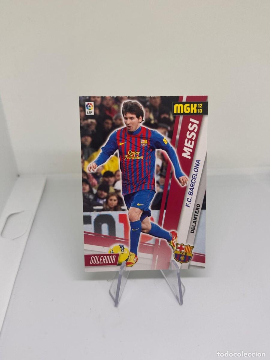 Cromos de f&uacute;tbol: Lionel Messi #52 FC Barcelona Panini Megacracks 2012 13