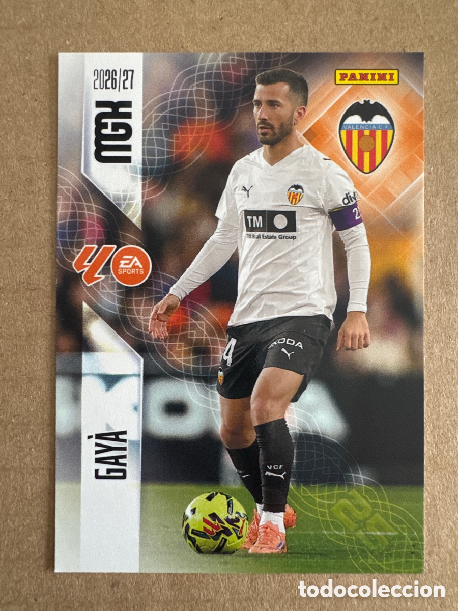Cromos de f&uacute;tbol: # 351 Gay&aacute; Valencia Megacracks 26 27 2026 2027