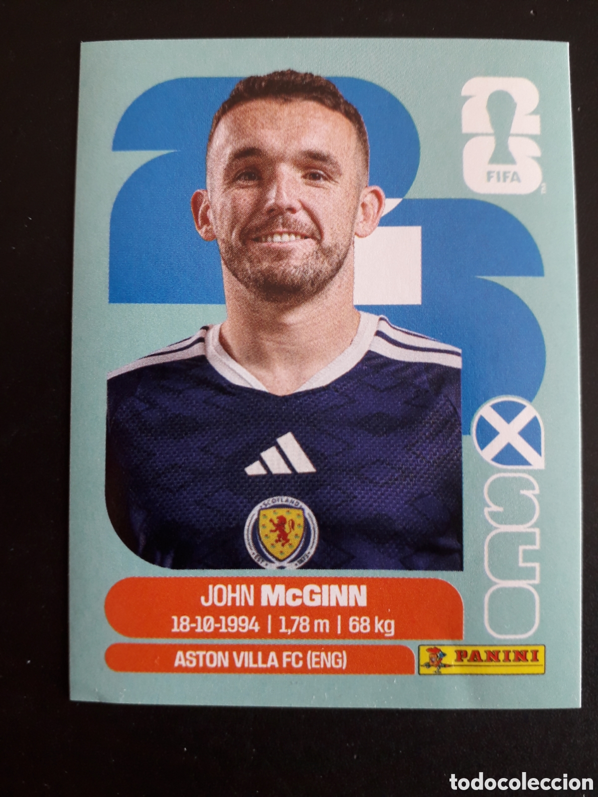 Cromos de f&uacute;tbol: McGINN ESCOCIA SCO 17 MUNDIAL F&Uacute;TBOL 2026 FIFA WORLD CUP PANINI SIN PEGAR PEDIDO M&Iacute;NIMO 3&euro;