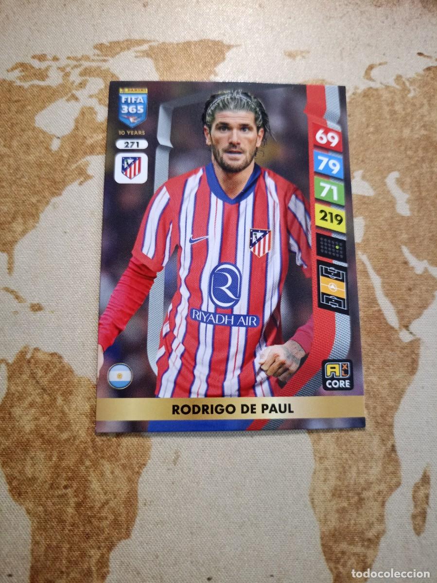 Cromos de f&uacute;tbol: Atl&eacute;tico de Madrid 271 RODRIGO DE PAUL Adrenalyn FIFA 365 2025