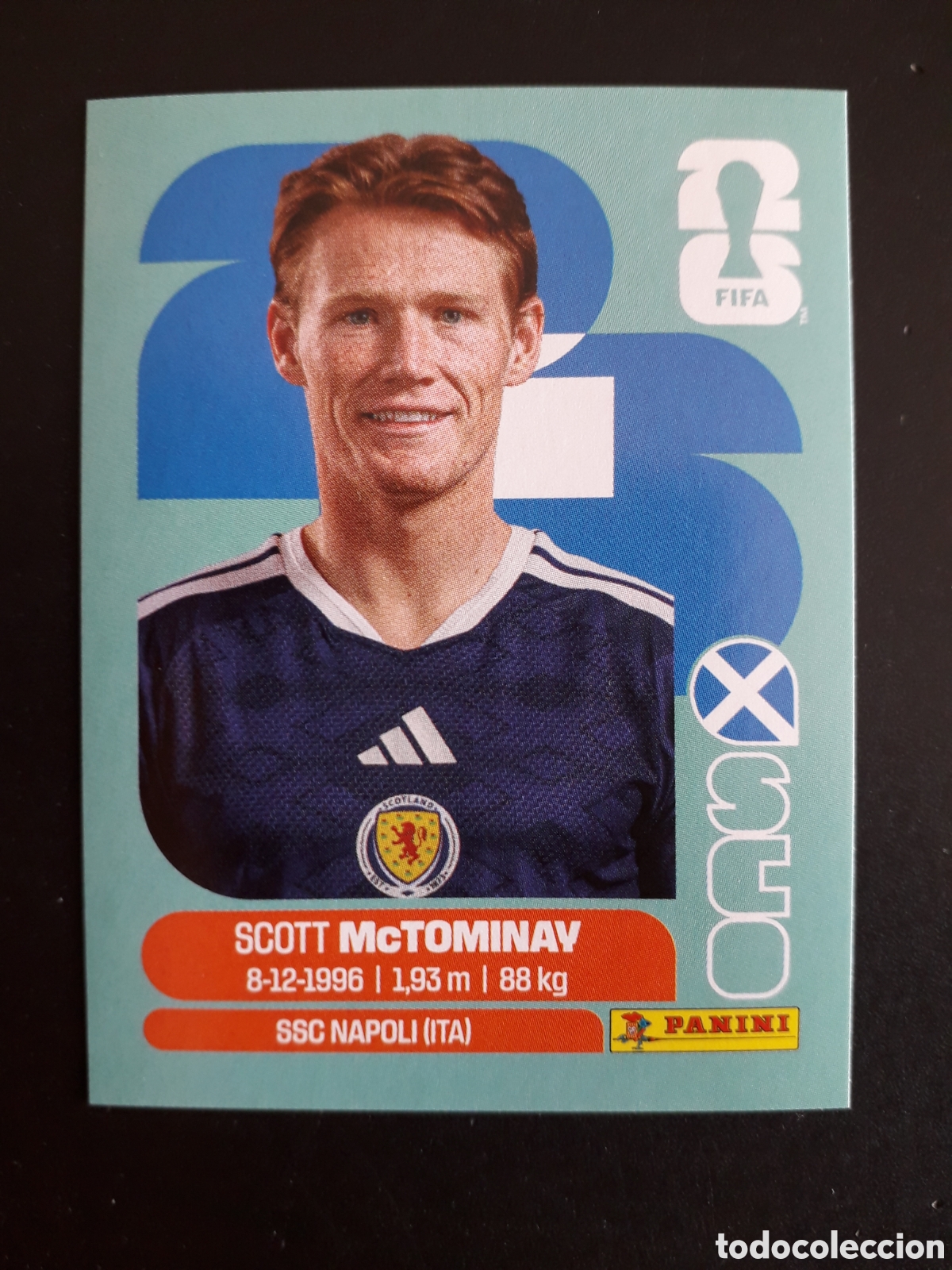 Cromos de f&uacute;tbol: McTOMINAV ESCOCIA SCO 11 MUNDIAL F&Uacute;TBOL 2026 FIFA WORLD CUP PANINI SIN PEGAR PEDIDO M&Iacute;NIMO 3&euro;